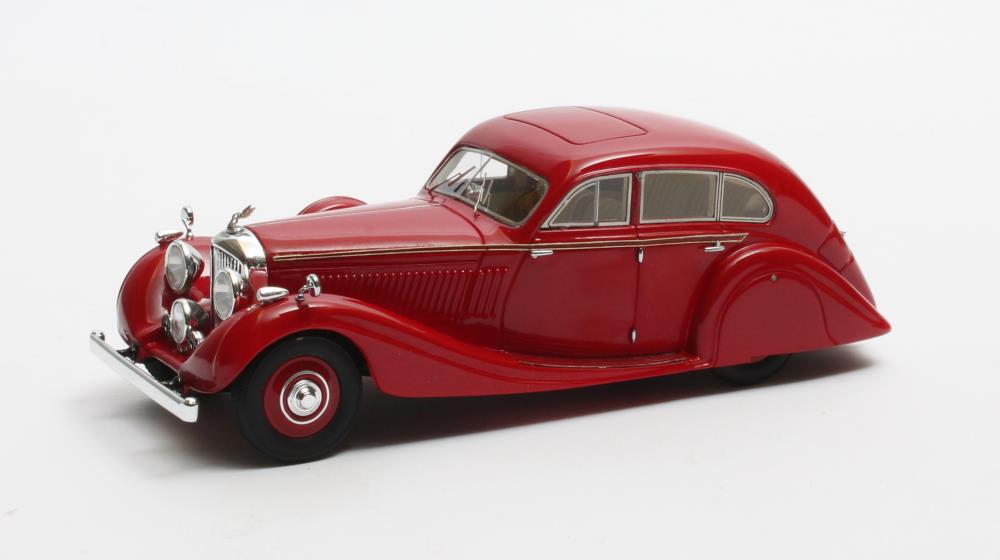 Matrix Scale Models 40201-151 Bentley 4,5 Litre Gurney-Nutting Airflow Saloon #B118HK red 1936 1:43