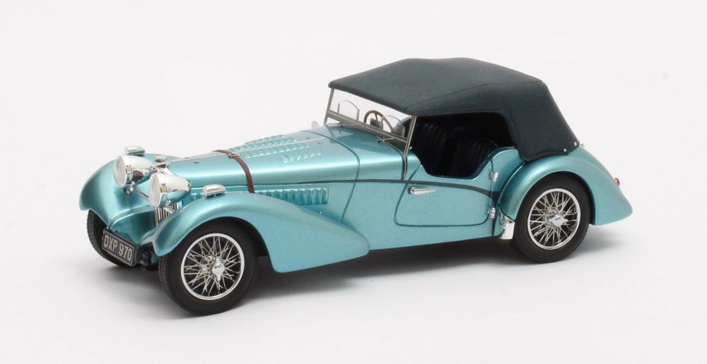 Matrix Scale Models 40205-102 Bugatti T57SC Sports Tourer Vanden Plas Chassis #57541 closed metallic blue 1938 1:43