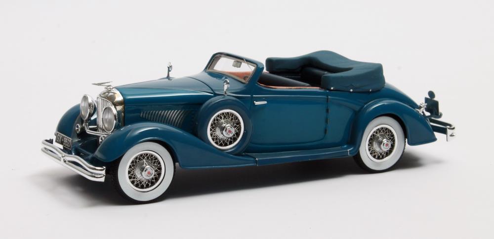 Matrix Scale Models 40406-081 Duesenberg J-519 -2548 Cabriolet D'Ieteren open blue 1935 1:43
