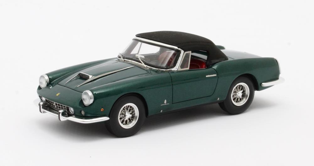 Matrix Scale Models 40604-042 Ferrari 400 Superamerica Pininfarina Cabriolet closed #1611 SA green metallic 1959 1:43