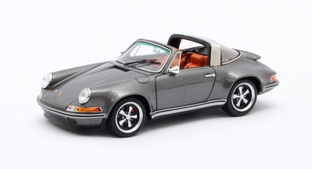 Matrix Scale Models 41607-091 Singer Porsche 911 Targa - metallic grey 1:43