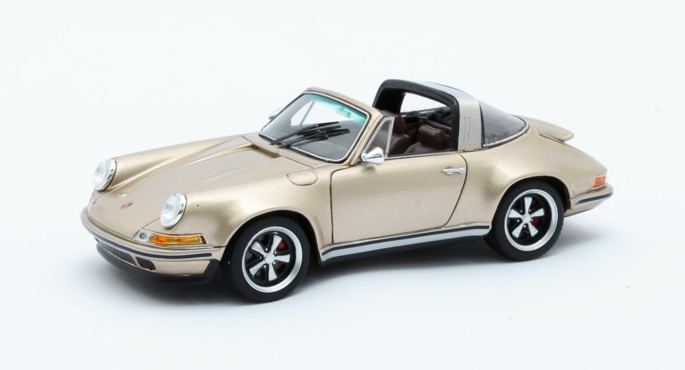 Matrix Scale Models 41607-092 Singer Porsche 911 Targa - Gold 1:43