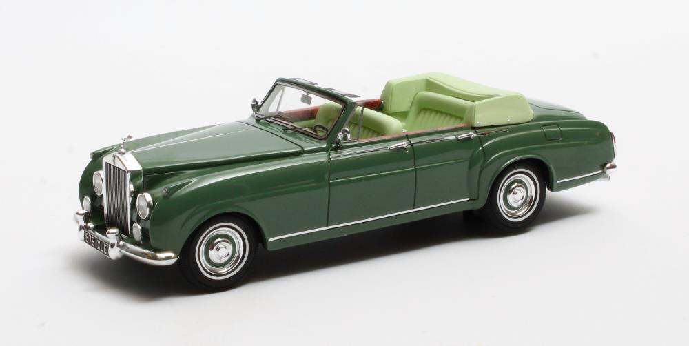 Matrix Scale Models 41705-031 Rolls-Royce Silver Cloud H.J. Mulliner 4-Door Cabriolet #LLCB15 green 1962 1:43