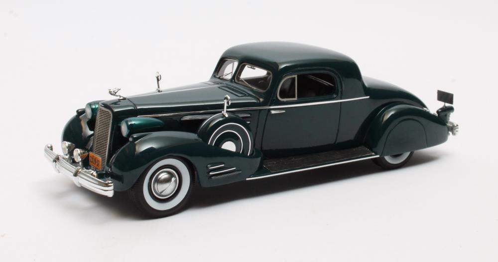 Matrix Scale Models 50301-162 Cadillac V16 Series 90 Fleetwood Coupe dark green 1937 1:43