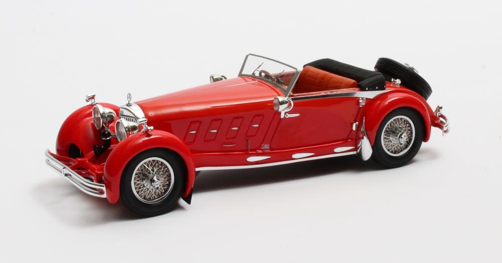 Matrix Scale Models 51302-161 Mercedes-Benz 680S Armbruster Roadster #35213 red '28-'32 1:43