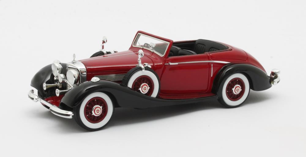Matrix Scale Models 51302-181 Mercedes-Benz 540K Roadster Lancefield #169317 open red 1938 1:43