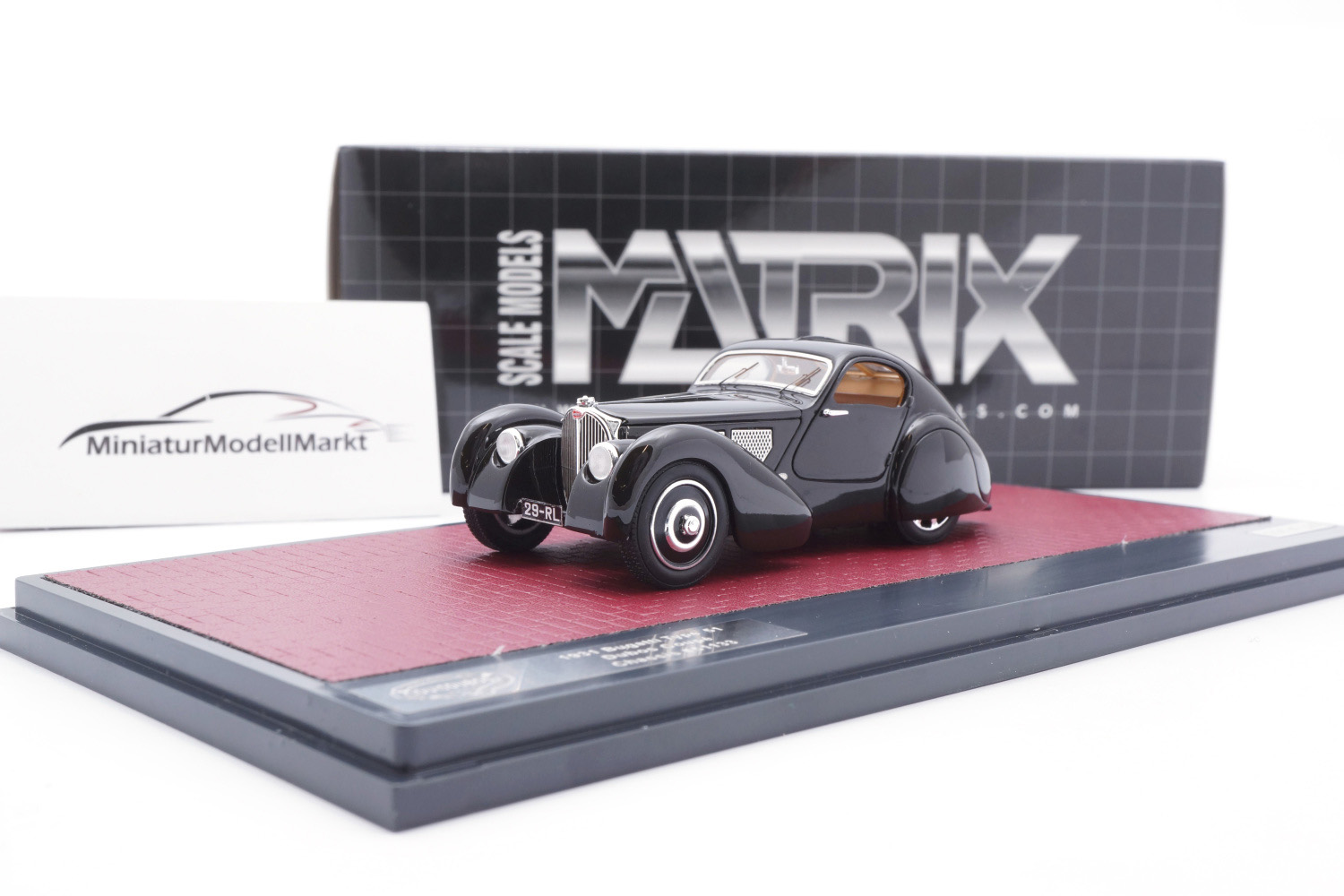 Matrix MX40205-042 Bugatti T51 Dubos Coupe - black - 1931 1:43