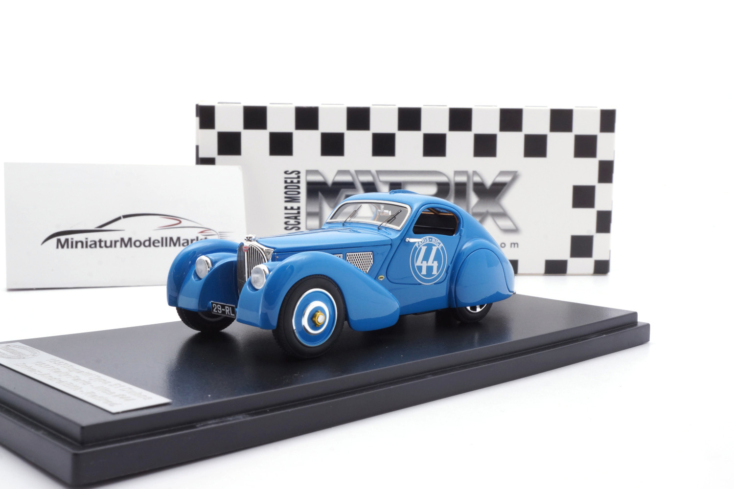 Matrix MXR40205-011 Bugatti T51 Dubos Paris-Nice #44 1931 1:43