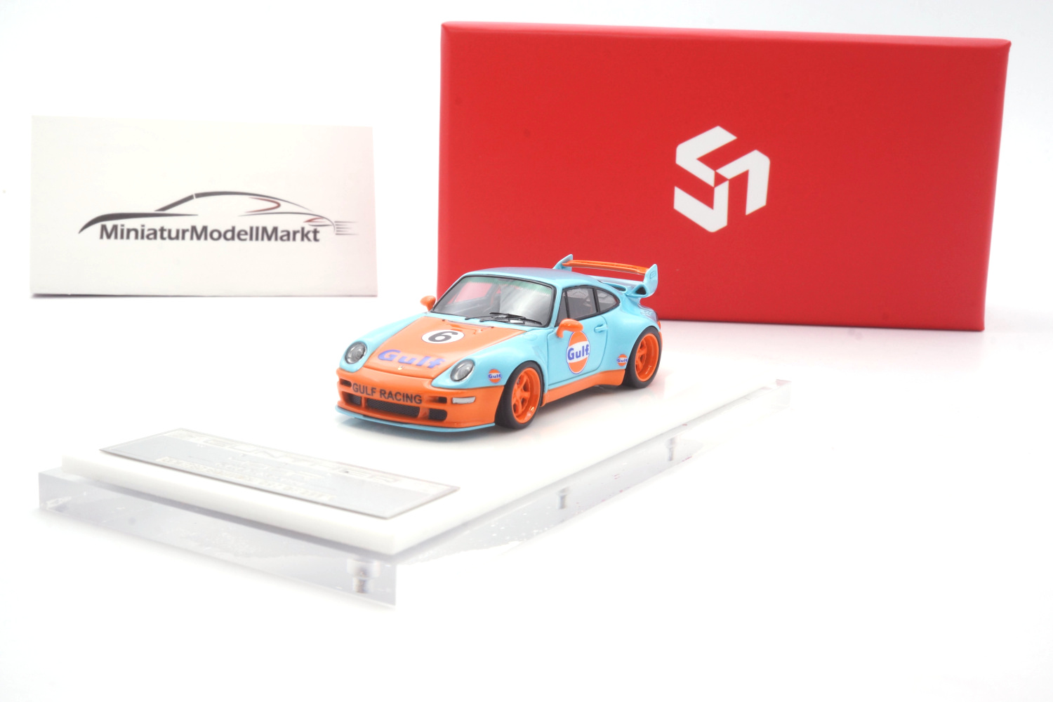 MY64 MY64-02E Porsche 911 (993) - Gunther Werks - Gulf Racing 1:64