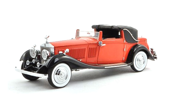 Neo 45407 Rolls Royce Phantom II (64PY) - rot/schwarz - RHD - 1934 1:43