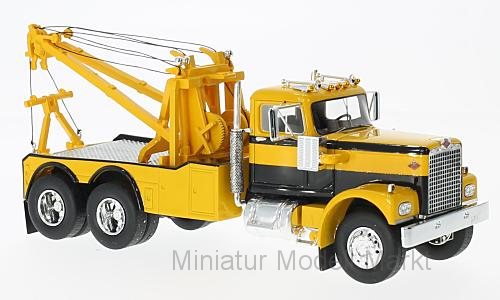 Neo 45772 Diamond Reo Tow Truck - gelb/schwarz - 1971 1:43