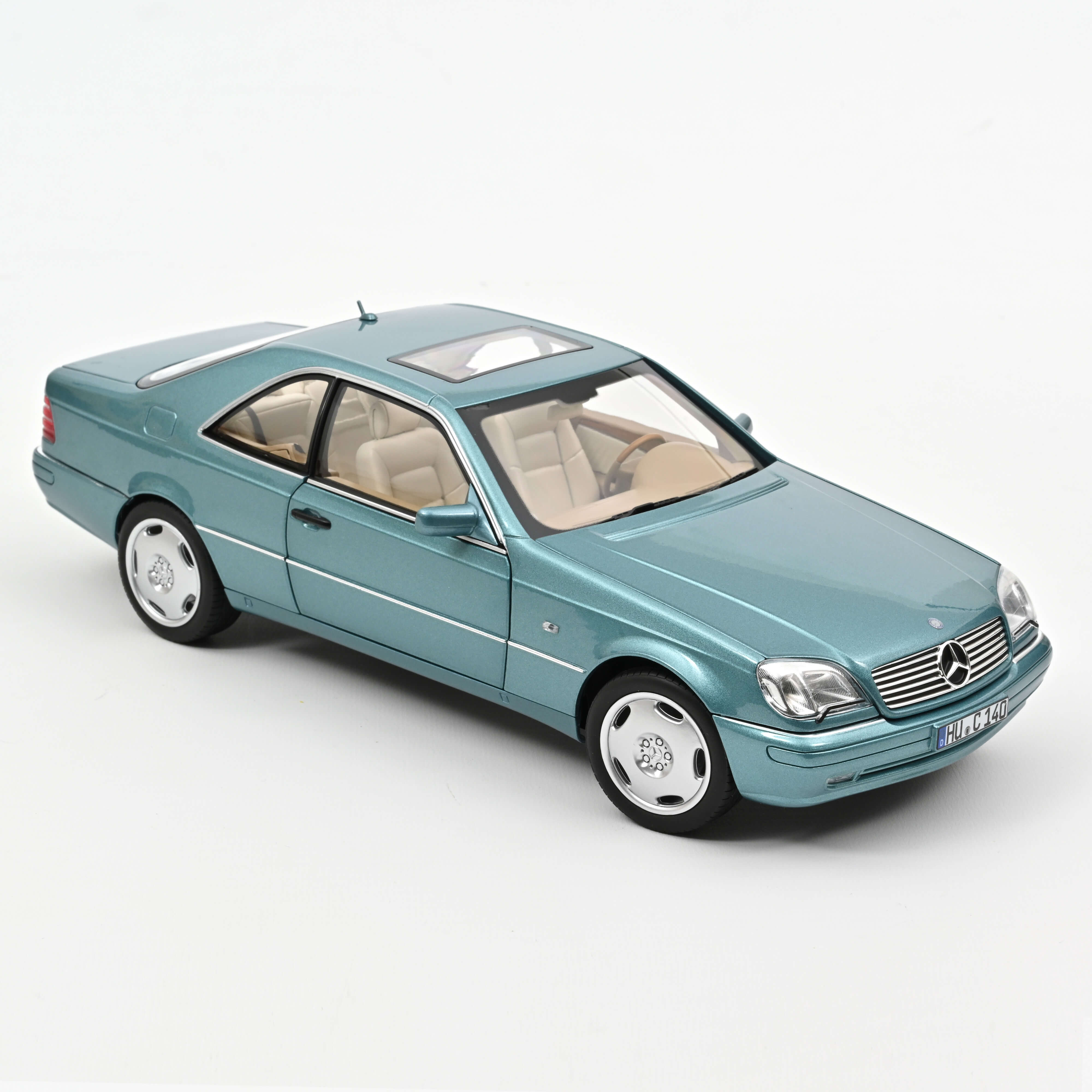 Norev 183448 Mercedes-Benz CL600 Coupe - Blue metallic - 1997 1:18