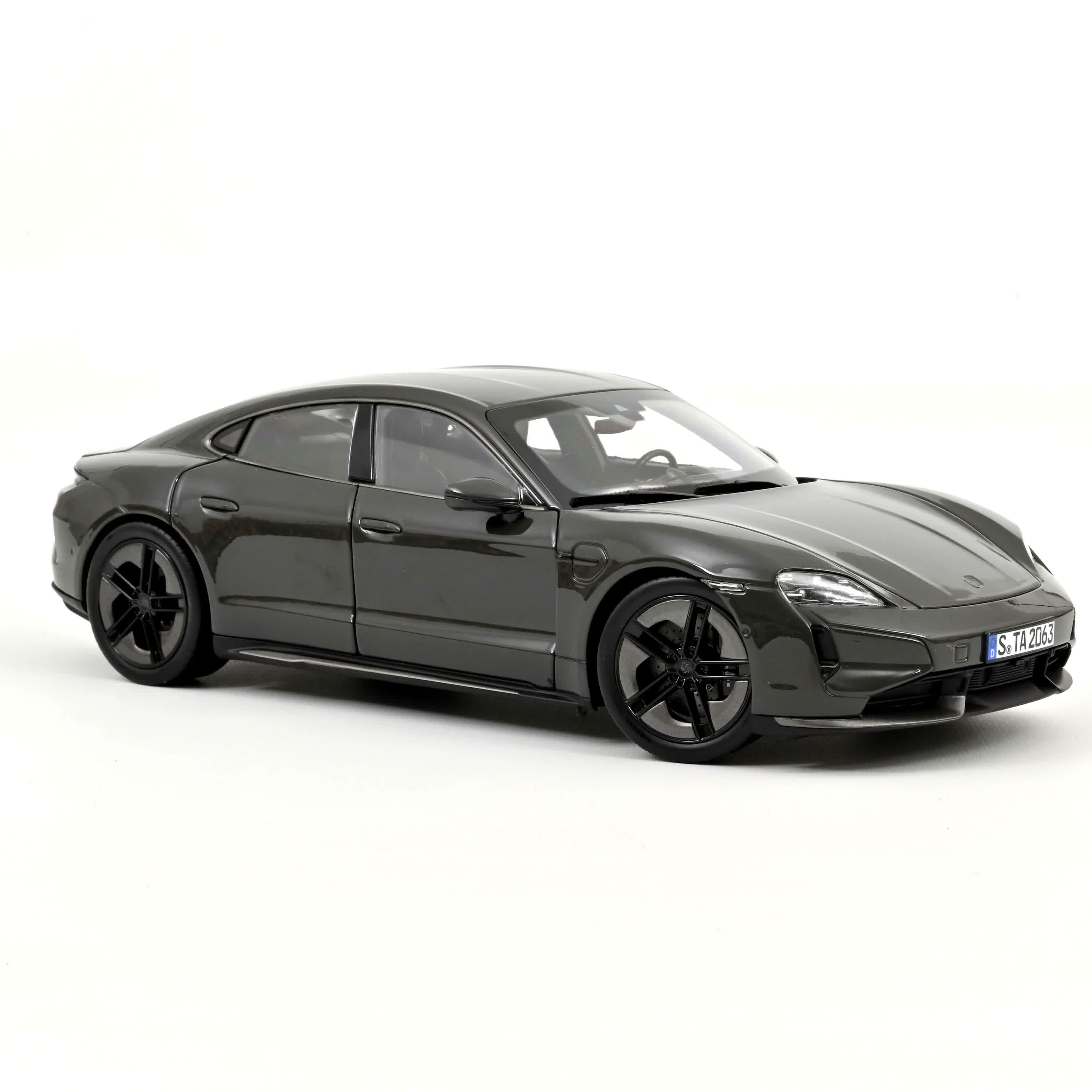 Norev 187654 Porsche Taycan Turbo S - Schiefergrau Neo - 2024  1:18
