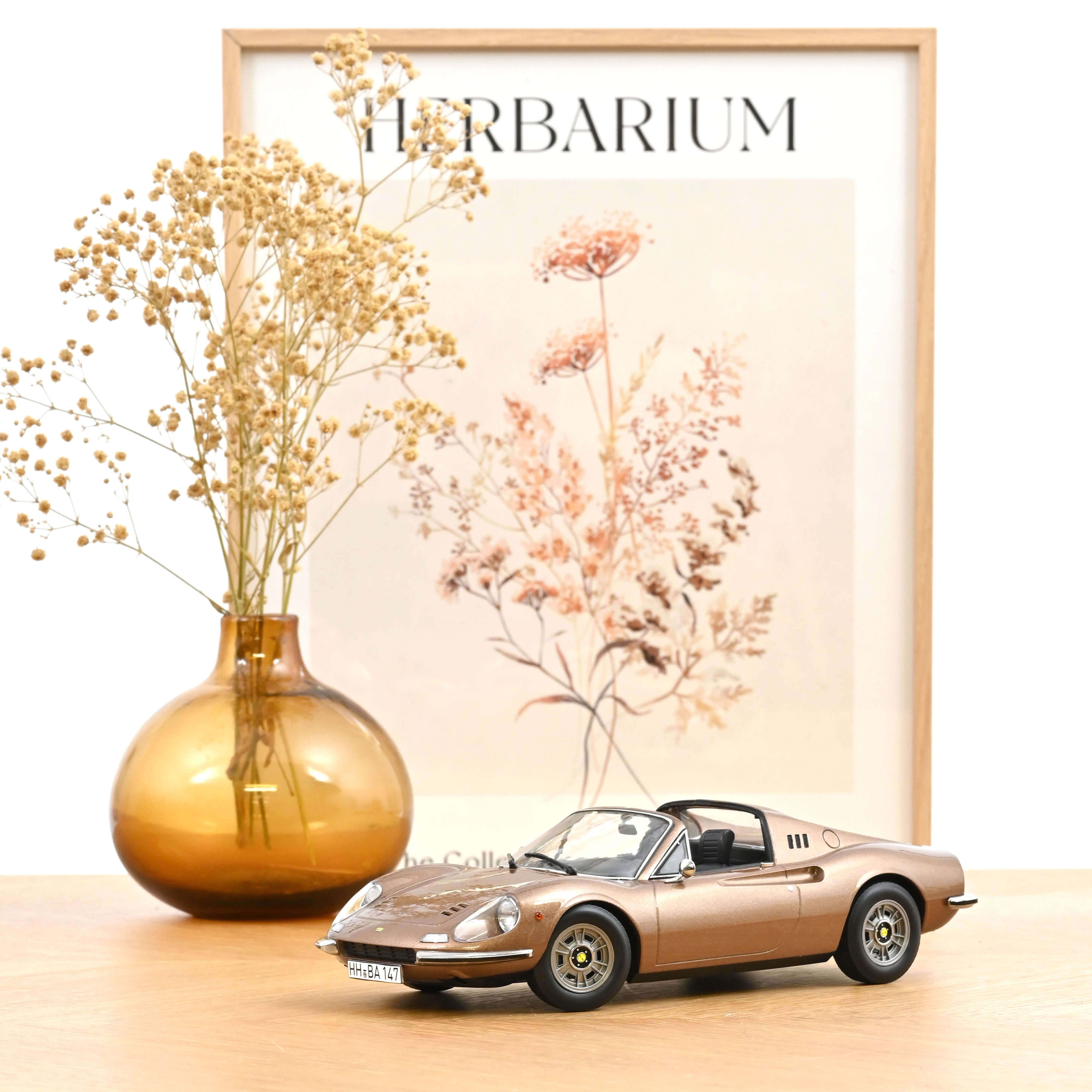 Norev 187815 Dino 246 GTS - Nocciola Metallizzato - 1970 1:18