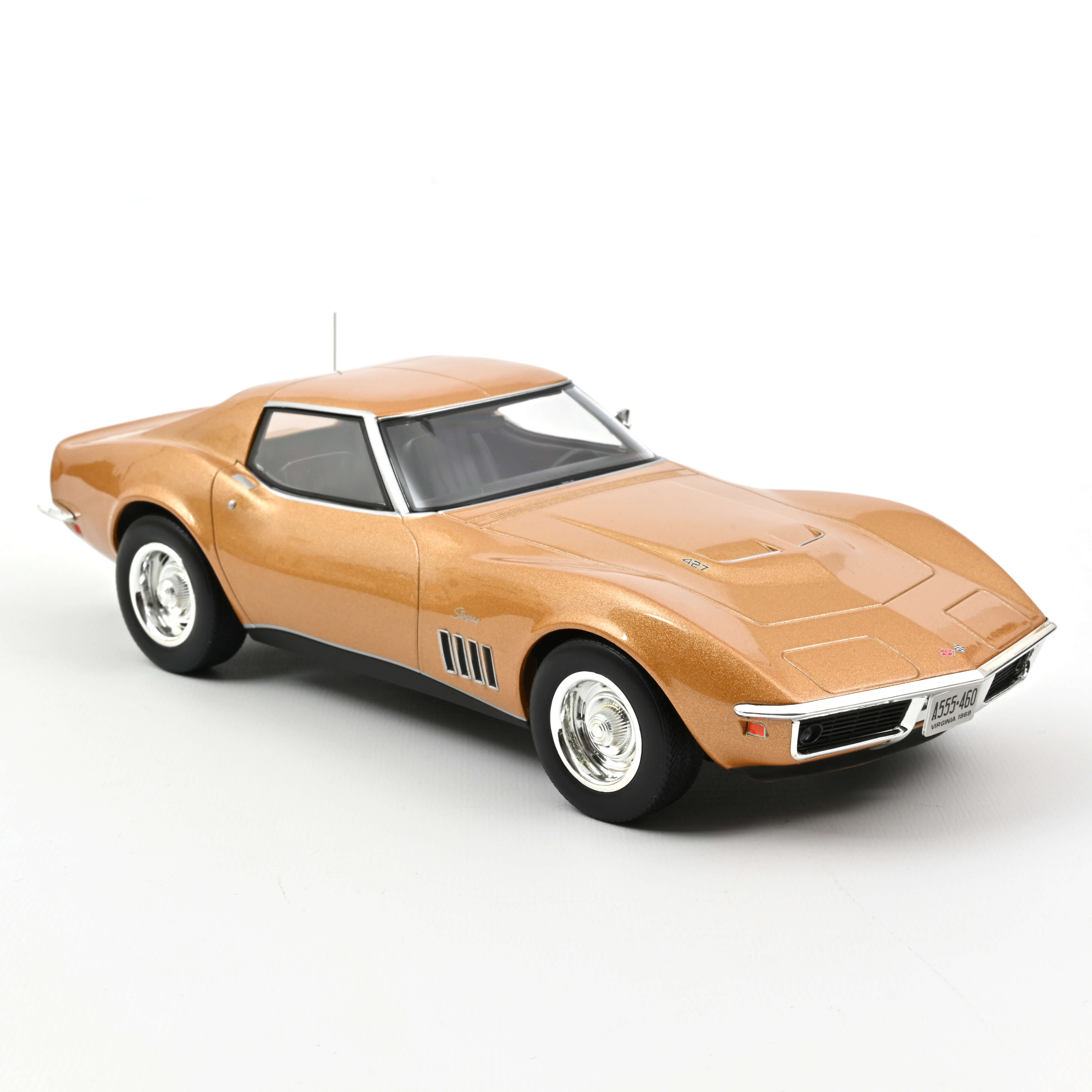 Norev 189031 Chevrolet Corvette Coupe - Gold metallic - 1969 1:18