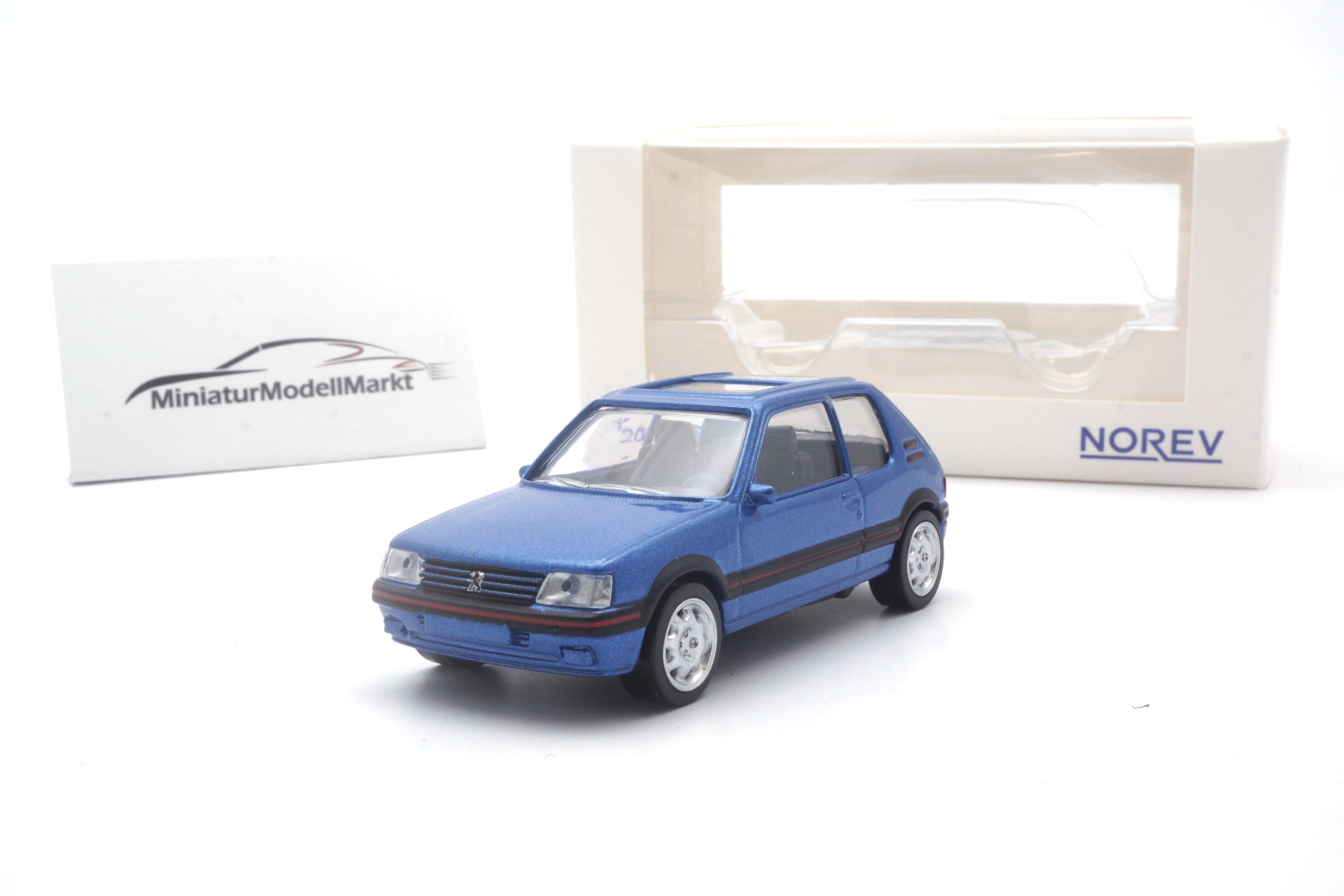 Norev 430201 Peugeot 205 GTI - Blau - 1992 1:43