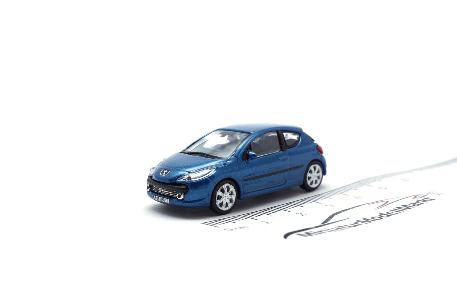 Norev 472779 Peugeot 207 - Aegean Blue (Premium pack) - 2007 1:87