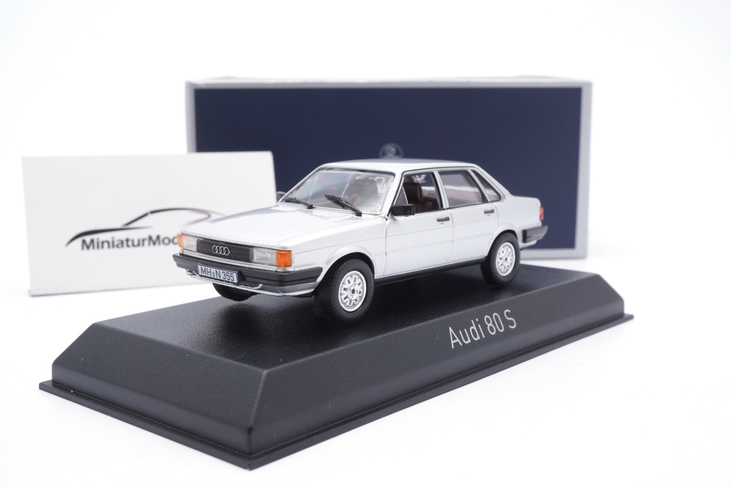 Norev 830052 Audi 80 S - Silber - 1979  1:43