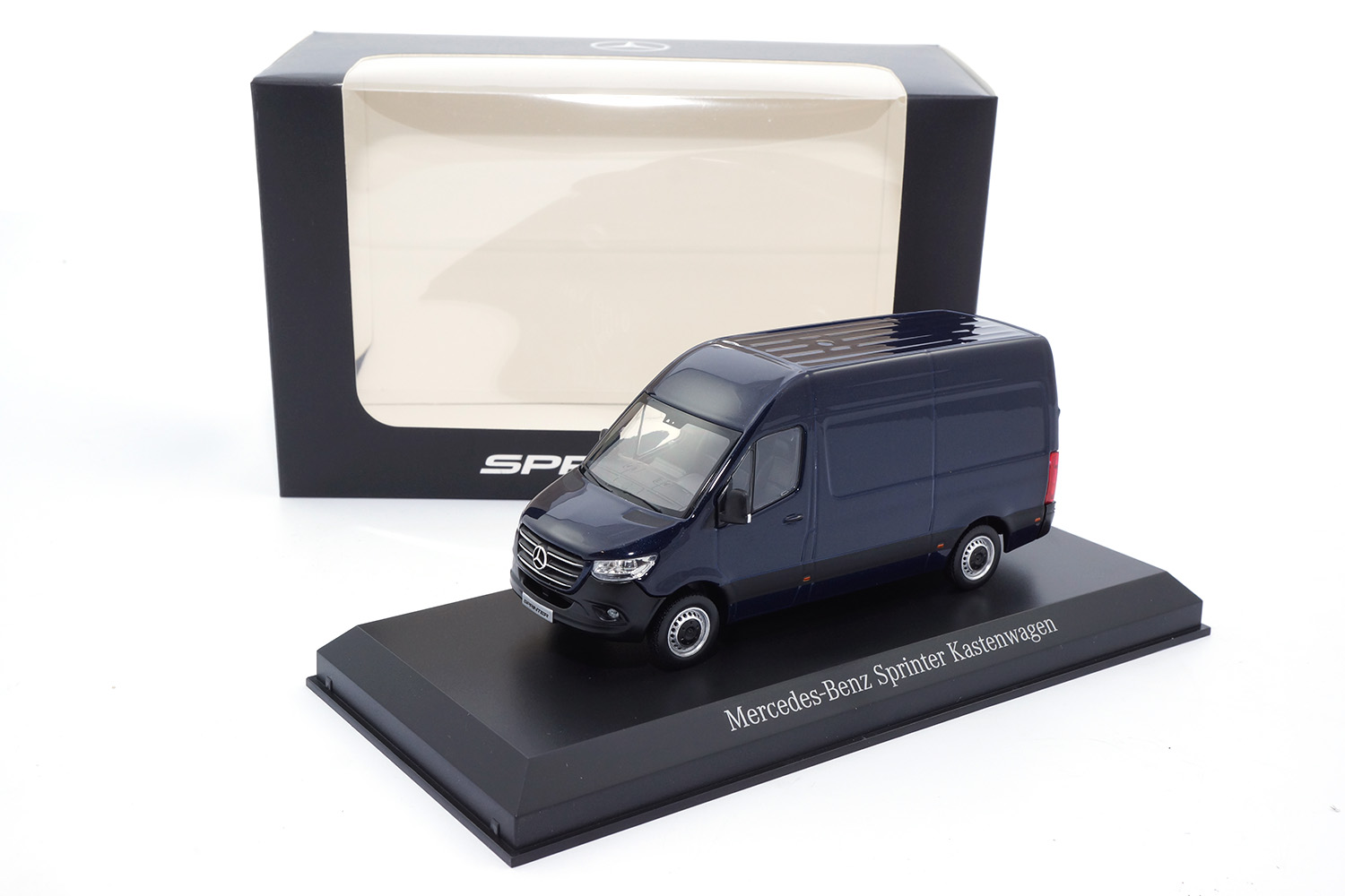 Norev B66004161 Mercedes Sprinter Kastenwagen, metallic-dunkelblau, 2018 1:43