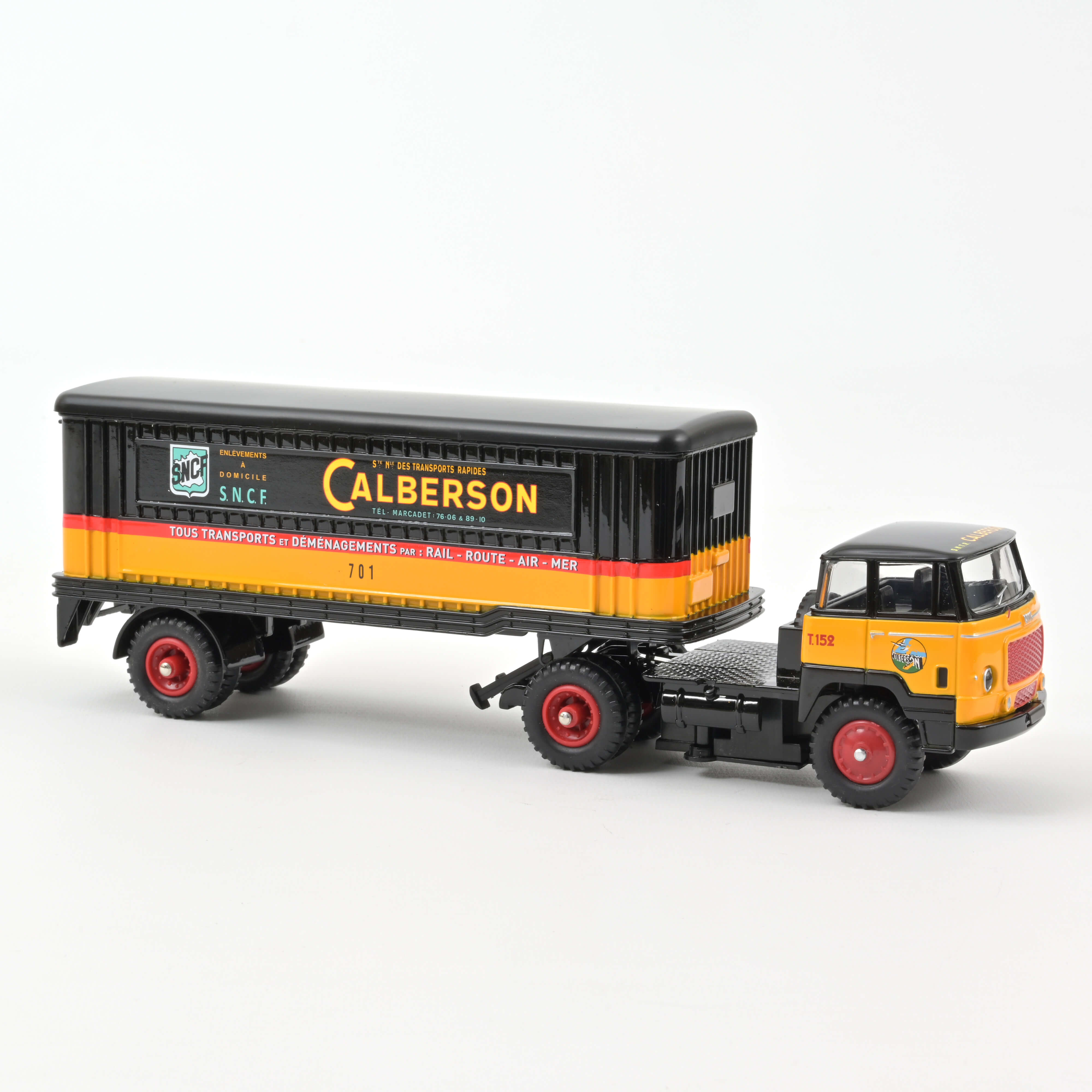 Norev CL5511 Unic Esterel Calberson and Trailer 1:43