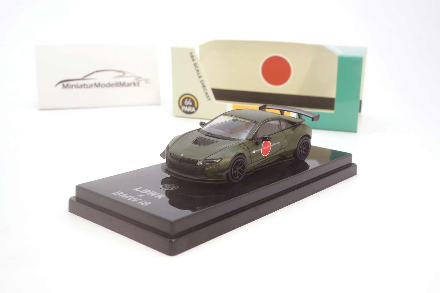 Paragon 55145 Liberty Walk BMW I8 - Matt Green 1:64