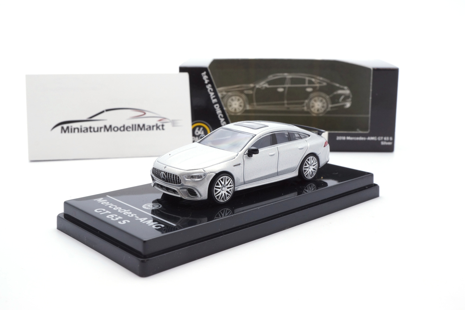 Paragon 55283 Mercedes-AMG GT 63S - Silber - 2018 1:64