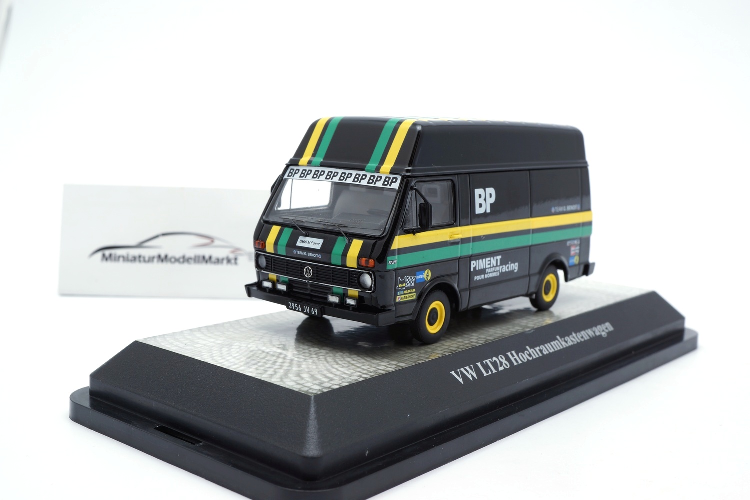 Premium ClassiXXs 13306 VW LT28 - BP Motorsport - Hochraumkastenwagen 1:43