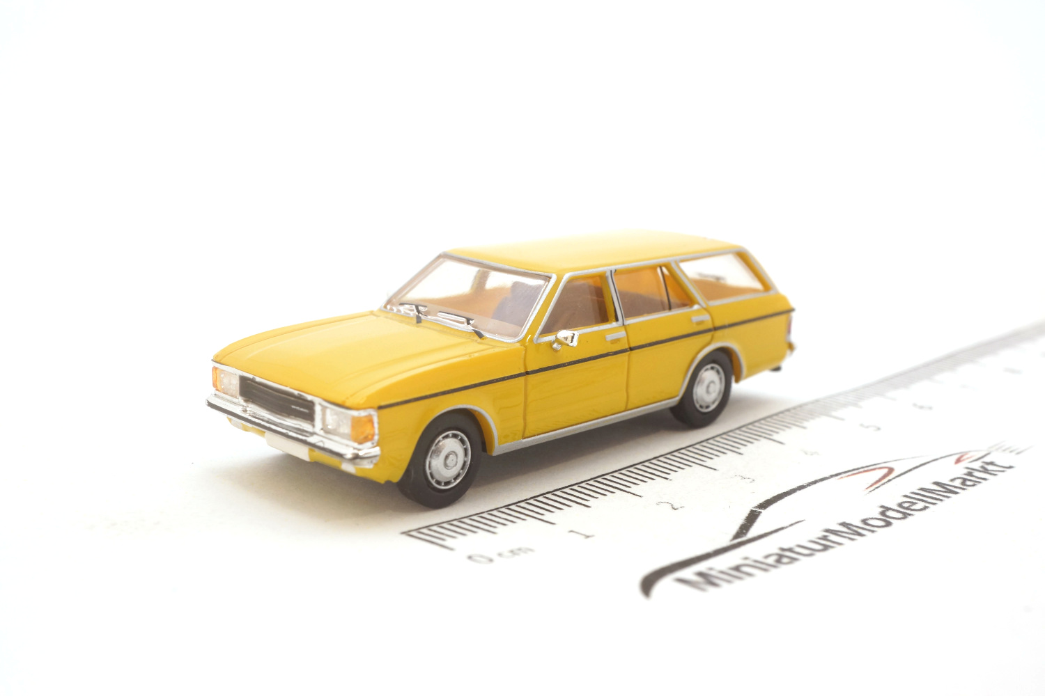 PCX87 PCX870033 Ford Granada MK I Turnier, gelb, 1974 1:87