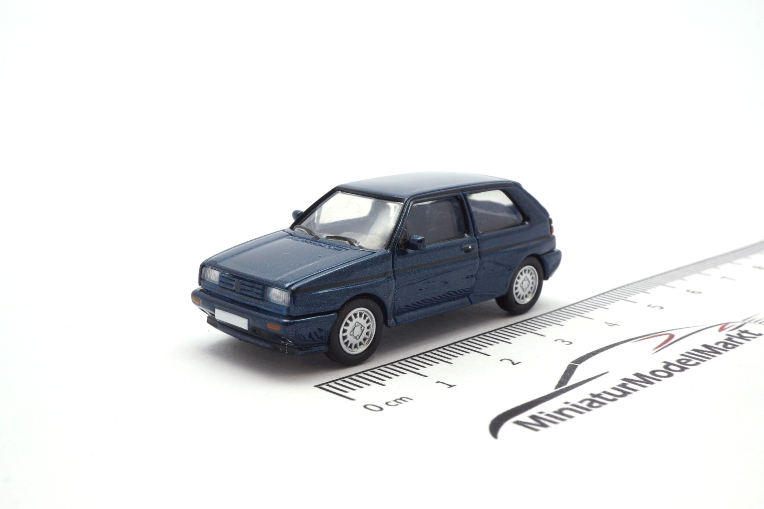 PCX87 PCX870085 VW Rallye Golf, metallic-dunkelblau, 1989 1:87