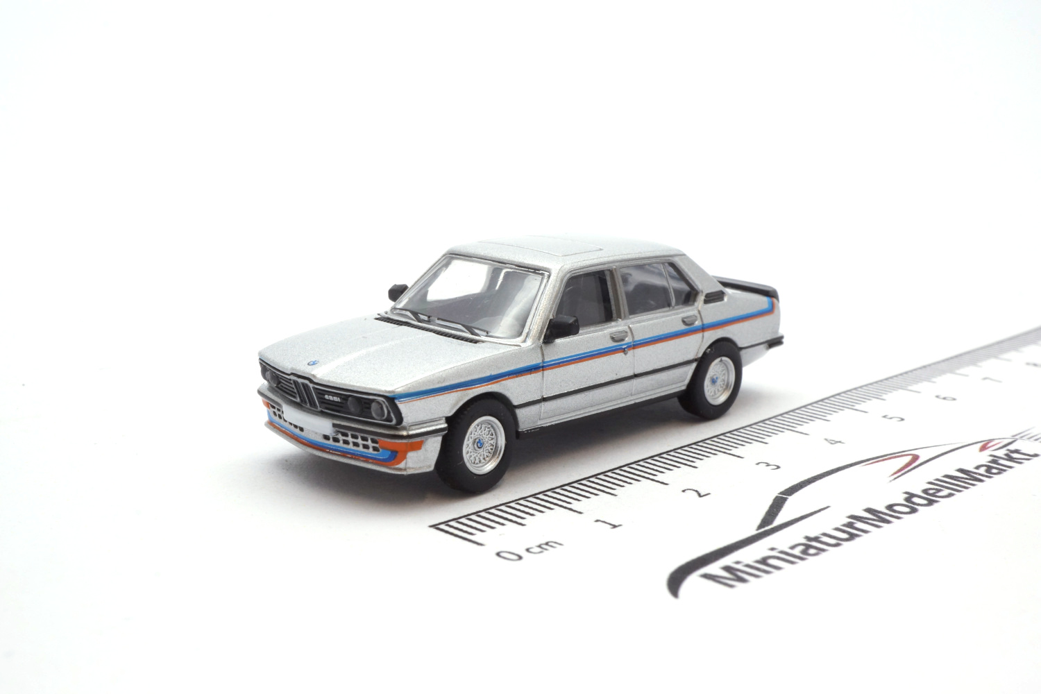 PCX87 PCX870093 BMW M535i (E12), silber/Dekor, 1980 1:87