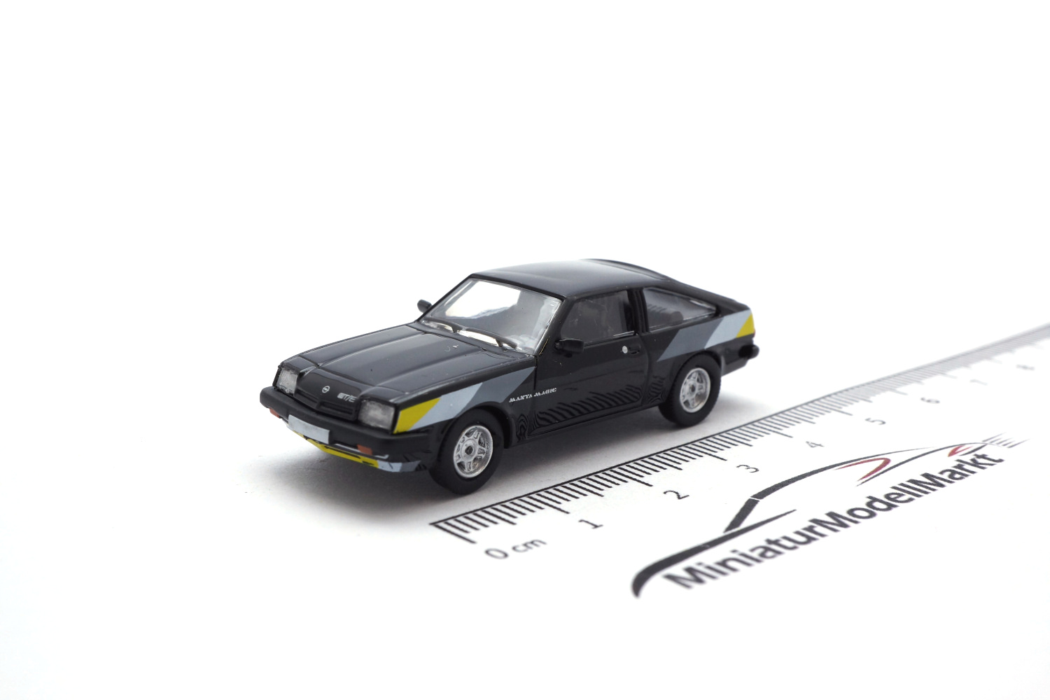 PCX87 PCX870103 Opel Manta B CC Magic, schwarz/Dekor, 1980 1:87