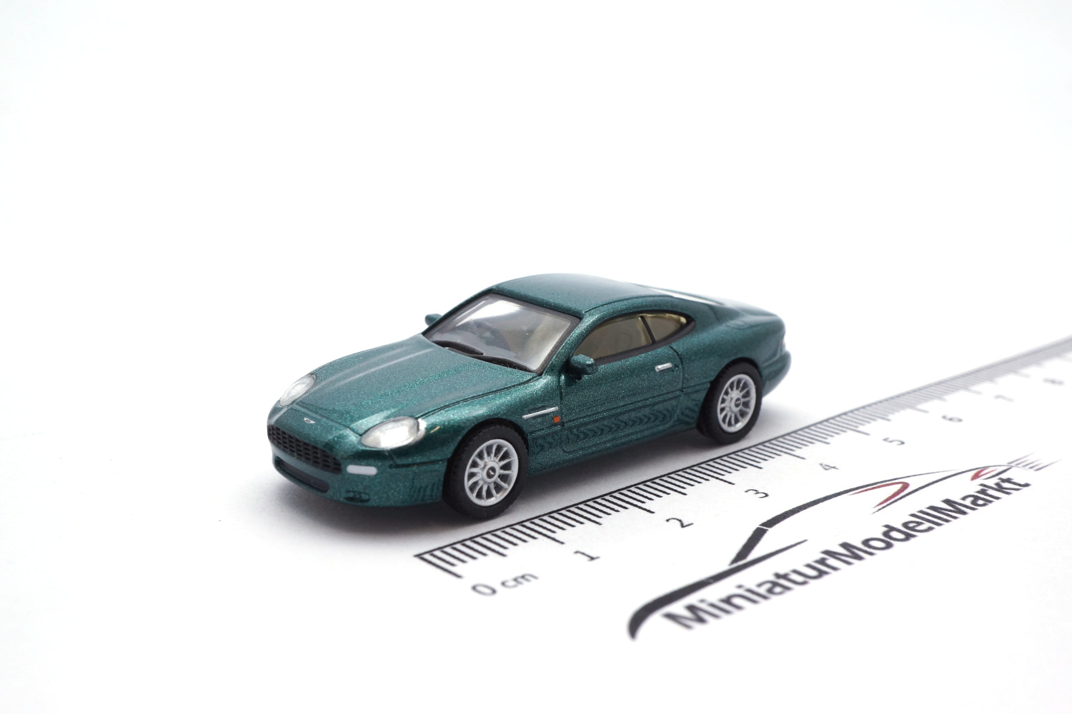 PCX87 PCX870104 Aston Martin DB7 Coupe, metallic-dunkelgrün, 1994 1:87