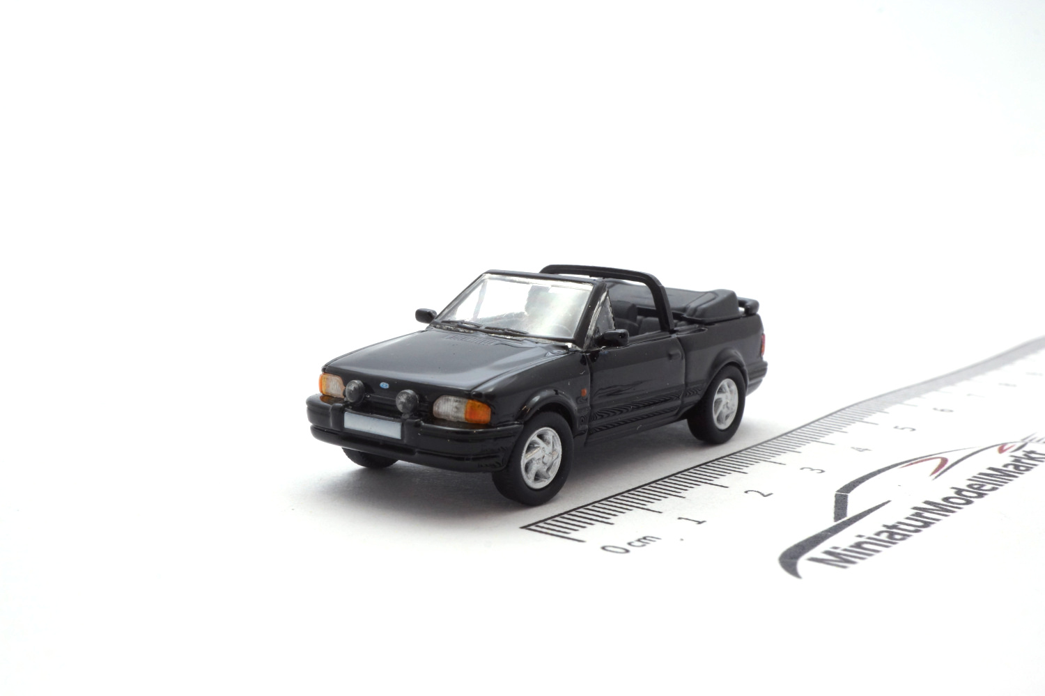 PCX87 PCX870159 Ford Escort IV Cabriolet, schwarz, 1986 1:87