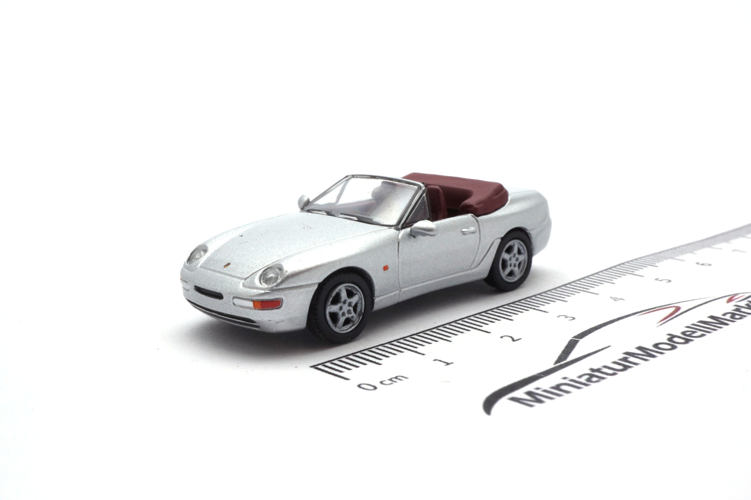 PCX87 PCX870181 Porsche 968 Cabriolet, silber, 1991 1:87