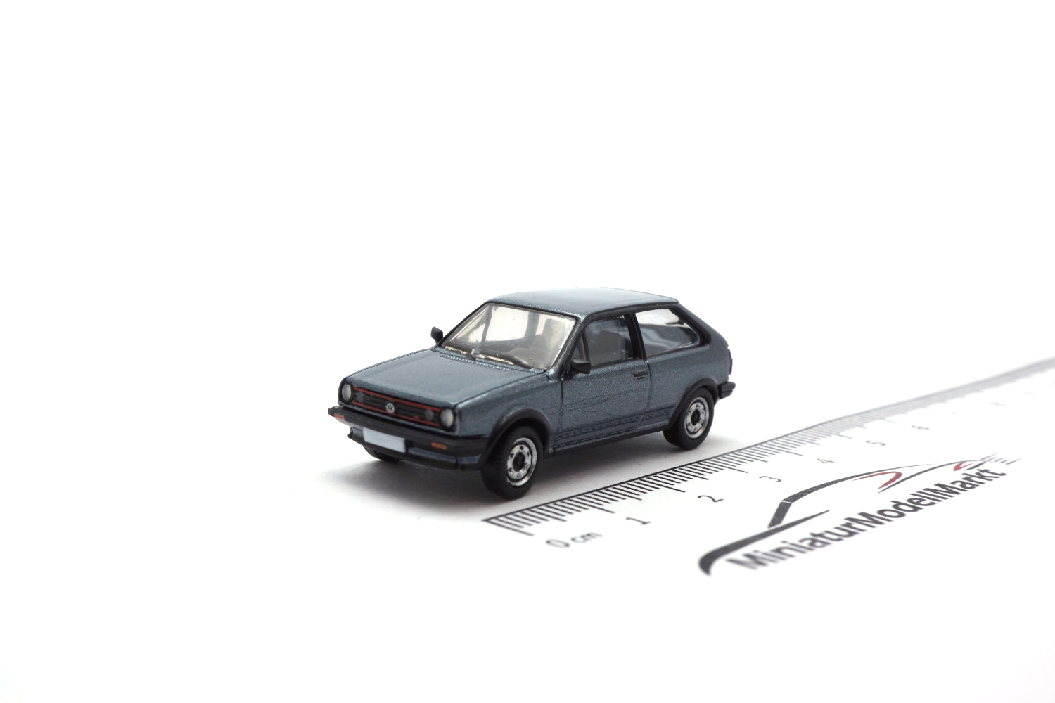 PCX87 PCX870201 VW Polo II Coupe, metallic-grau, 1985 1:87