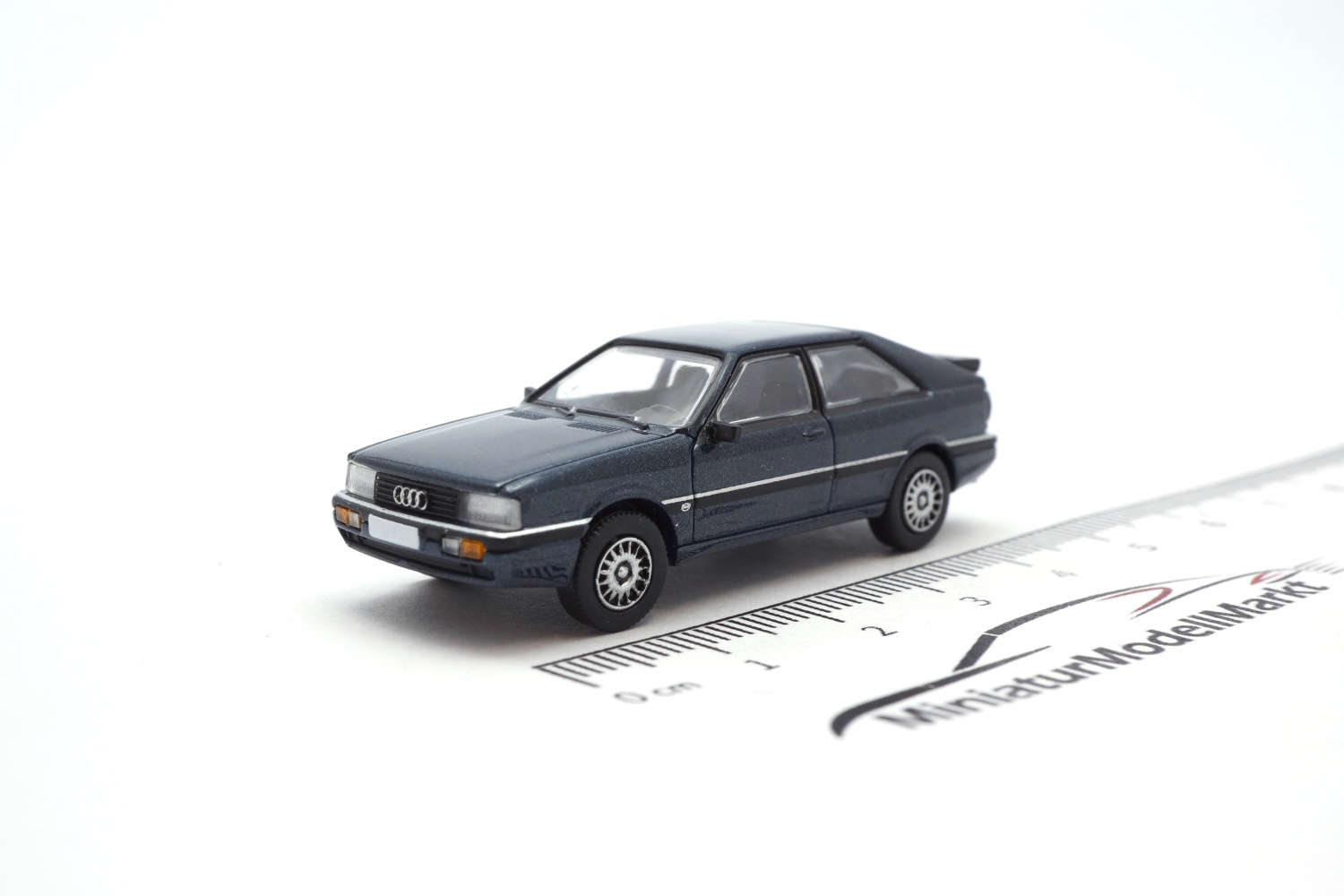 PCX87 PCX870270 Audi Coupe, metallic-dunkelblau, 1985 1:87