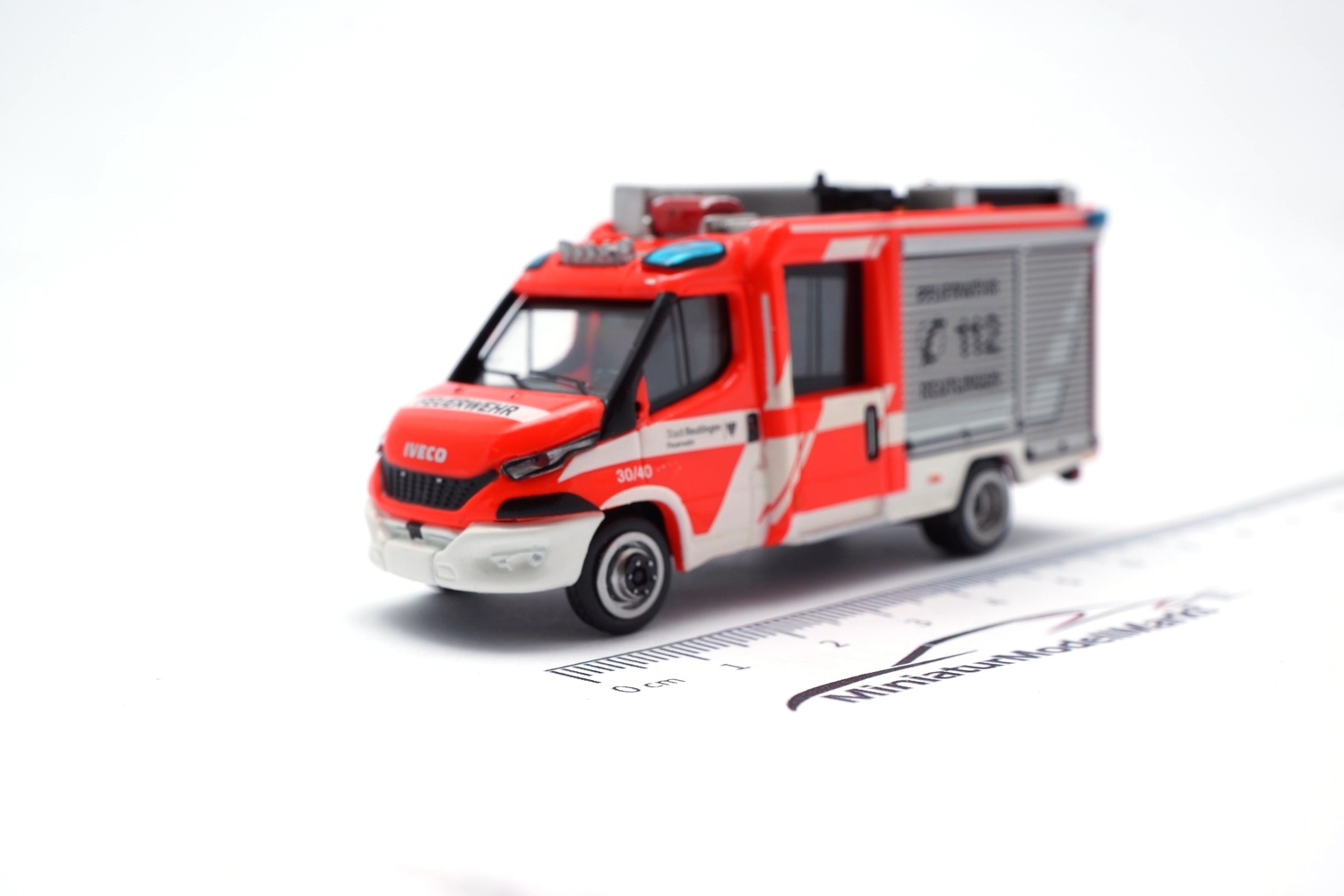PCX87 PCX870546 Iveco Magirus Daily MLF - Feuerwehr Reutlingen - 2021 1:87