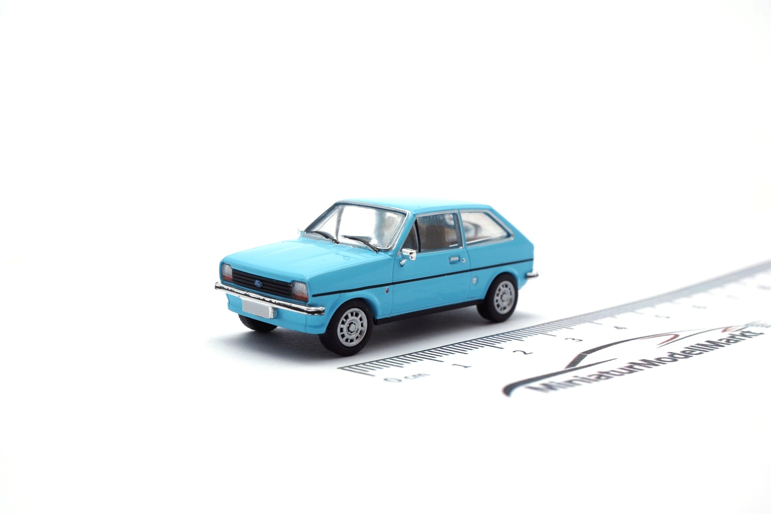 PCX87 PCX870768 Ford Fiesta MK I - hellblau 1:87