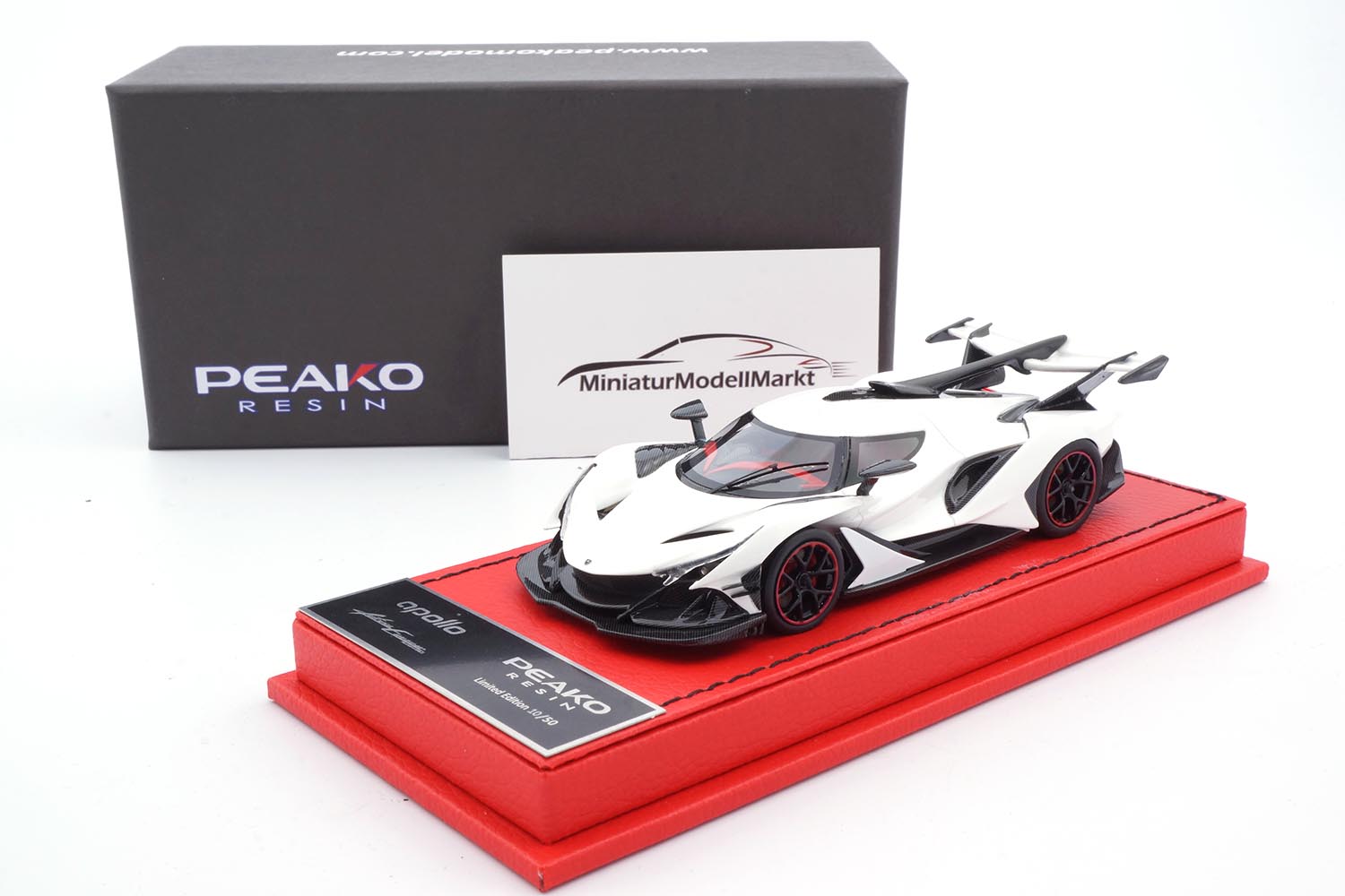 Peako 32901 Apollo Automobil Apollo IE - White 1:43