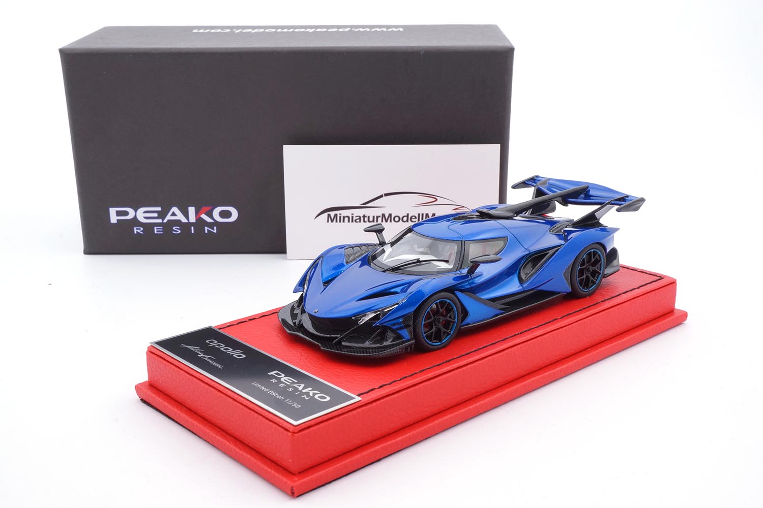 Peako 32904 Apollo Automobil Apollo IE - Metallic Blue 1:43