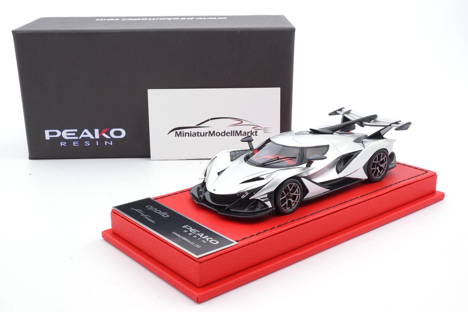 Peako 32905 Apollo Automobil Apollo IE - Silver 1:43