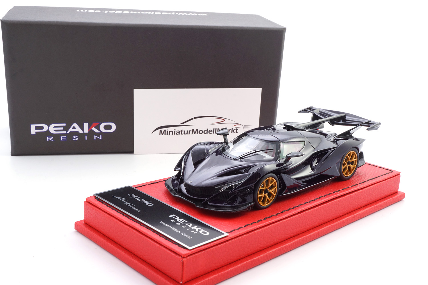 Peako 32909 Apollo Automobil Apollo IE - Purple Carbon 1:43