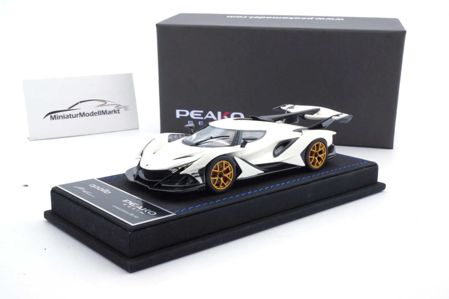 Peako 32917 Apollo Automobil Apollo IE - Pearl White 1:43