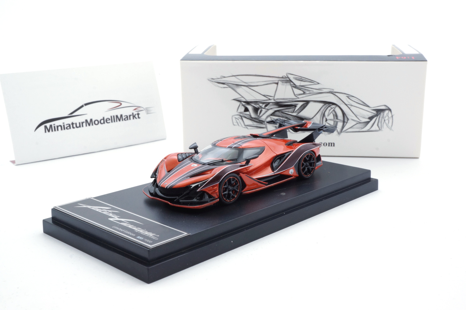 Peako 62909 Apollo Automobil Apollo IE - Orange Dragon 1:64