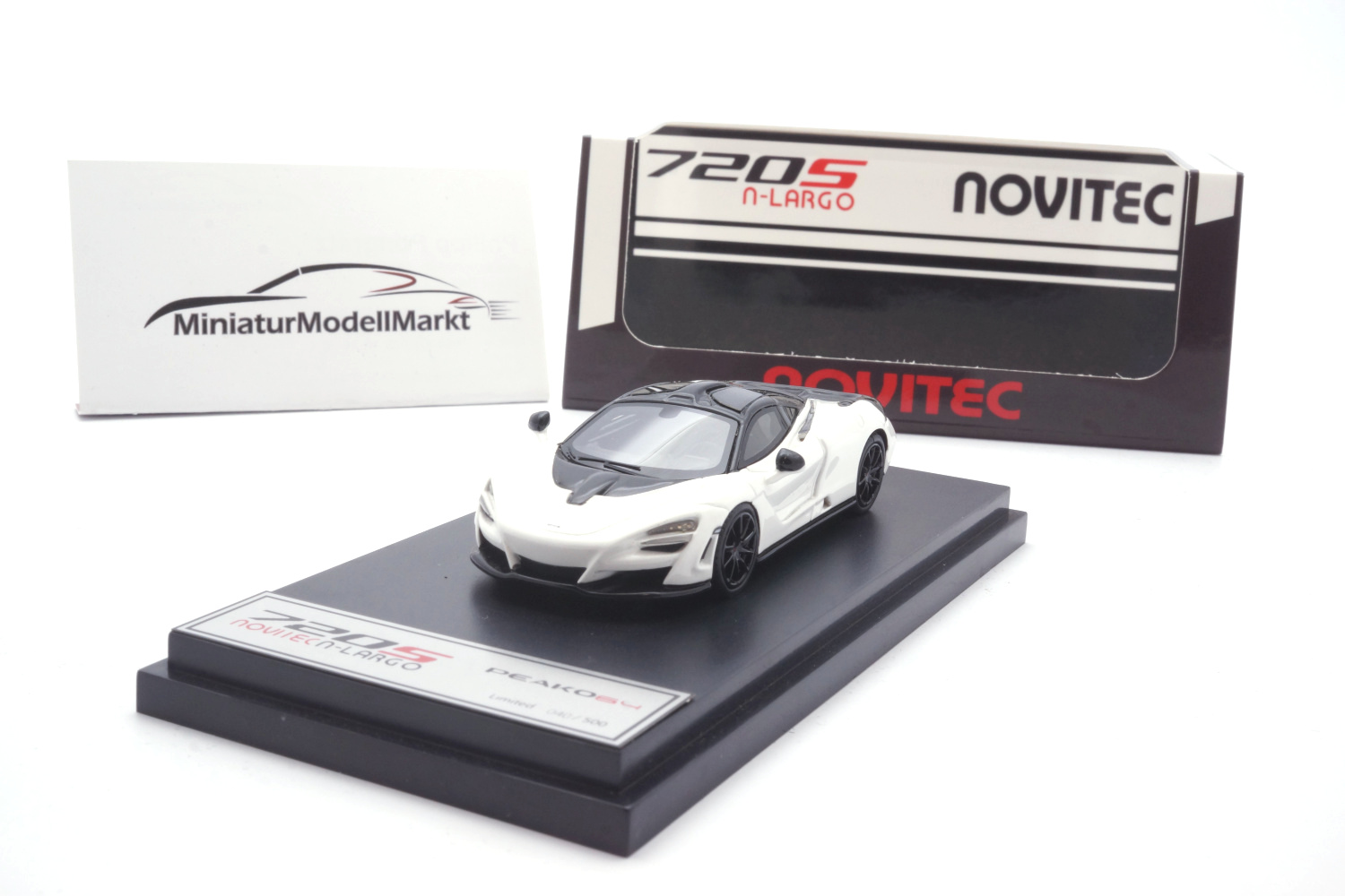 Peako 63400 Novitec McLaren 720S N-Largo - White 1:64