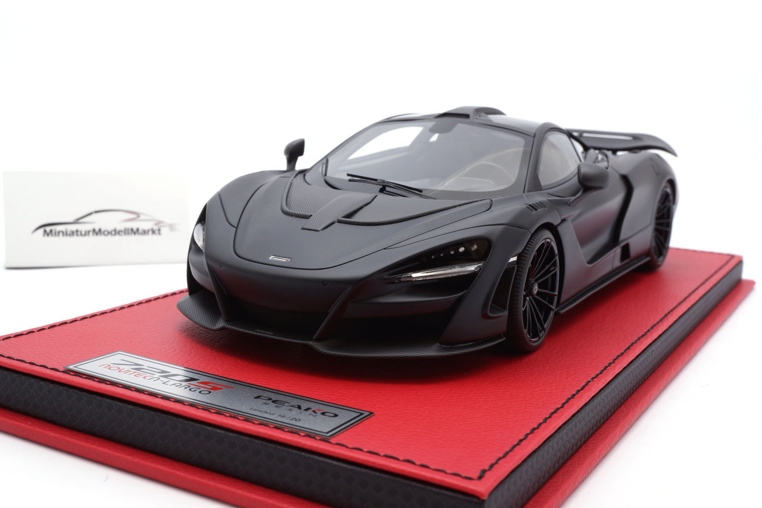 Peako 83403 Novitec McLaren 720S N-Largo - Matt-Schwarz 1:18