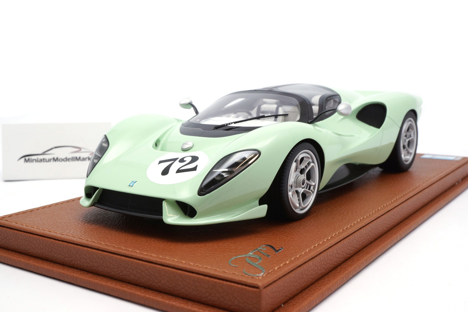 Peako 83804 De Tomaso P72 - Lemans Classic Model Green #72 1:18