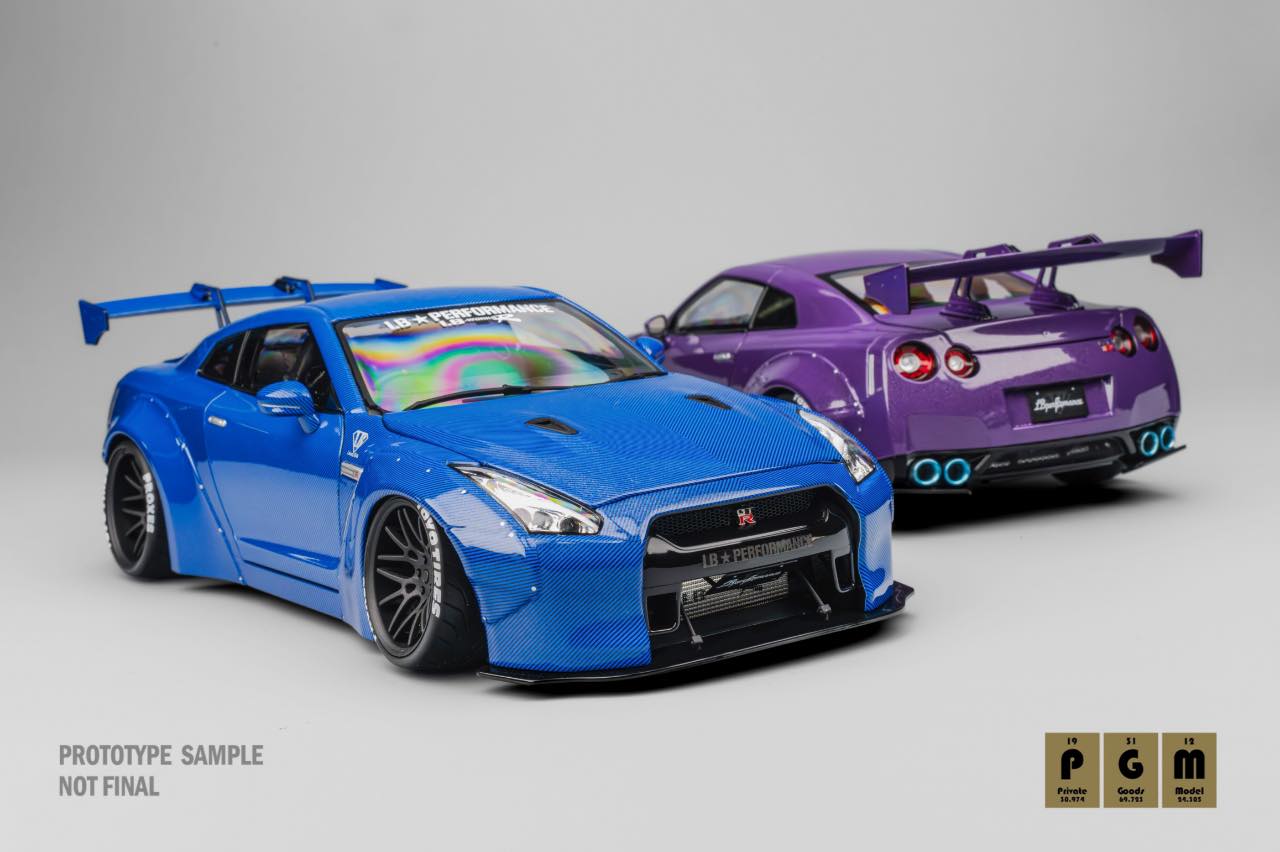 PGM 180104 Nissan GT-R R35 - Purple Carbon Fiber - HEC 2025 1:18