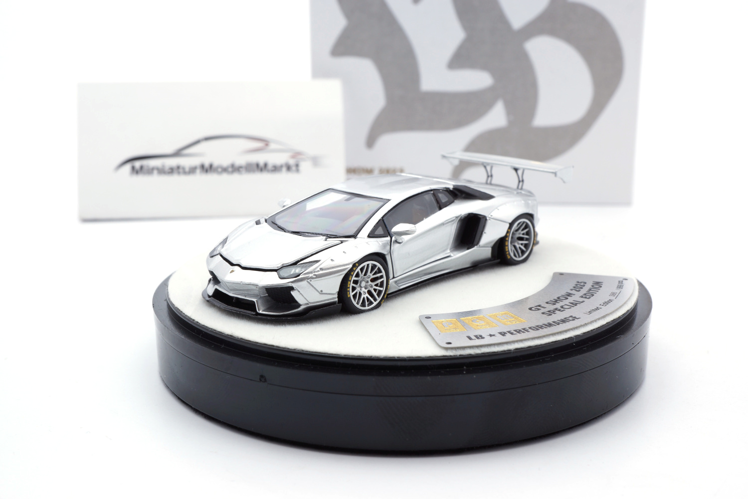 PGM GTshow25 LB-Works Lamborghini Aventador - Grigio Antares 1:64