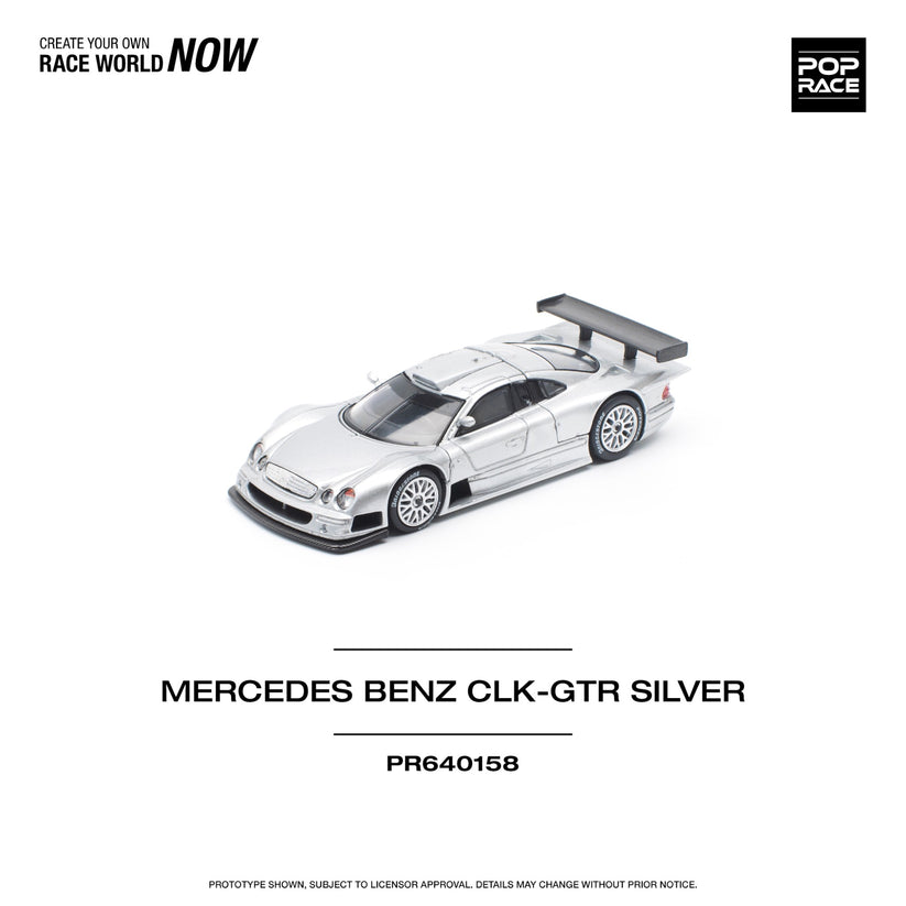 POPRACE PR640158 Mercedes-Benz AMG CLK GTR - Silber 1:64